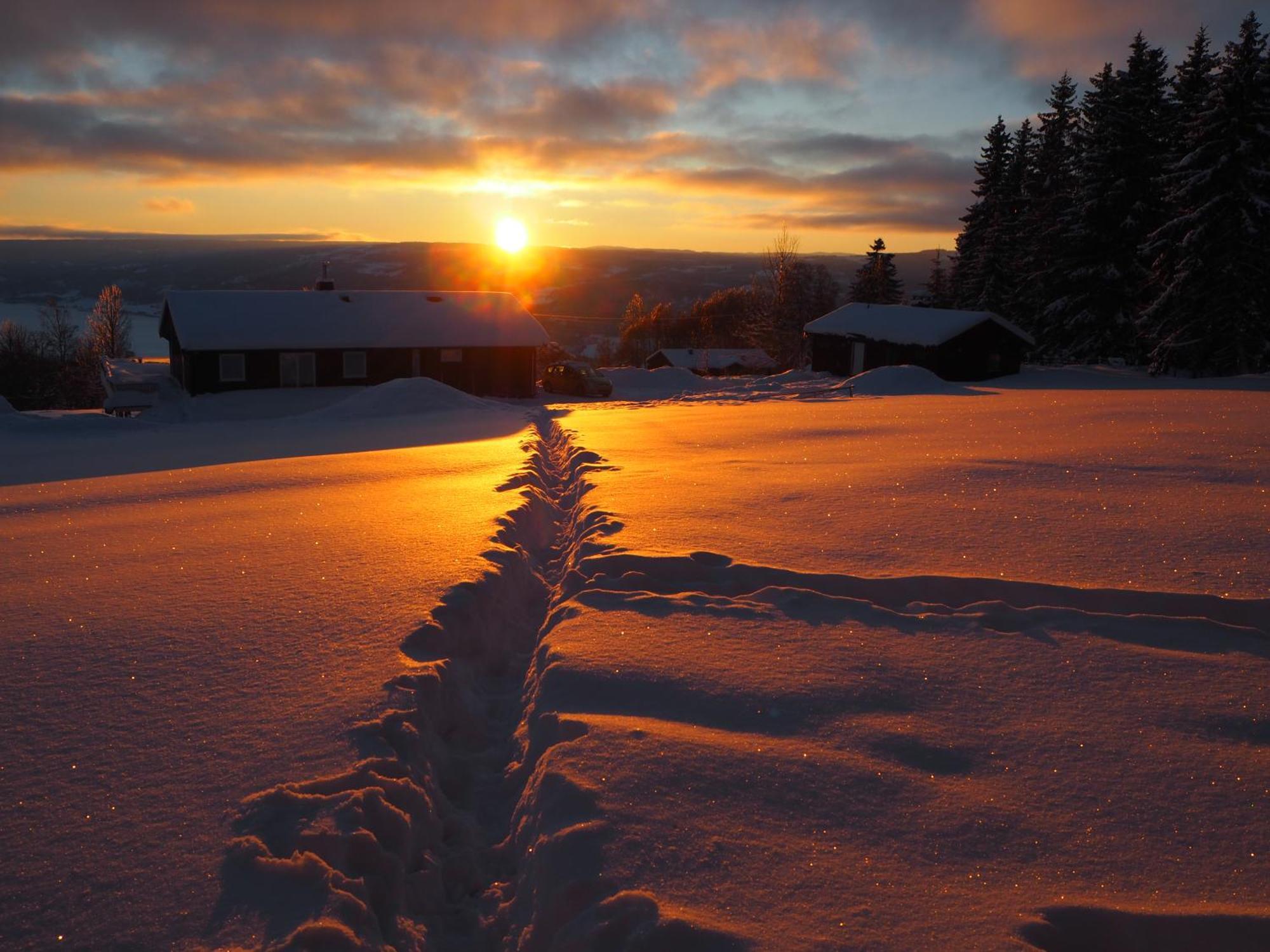 Cabin With Great View Close To Town And Ski Area Lillehammer Exteriér fotografie